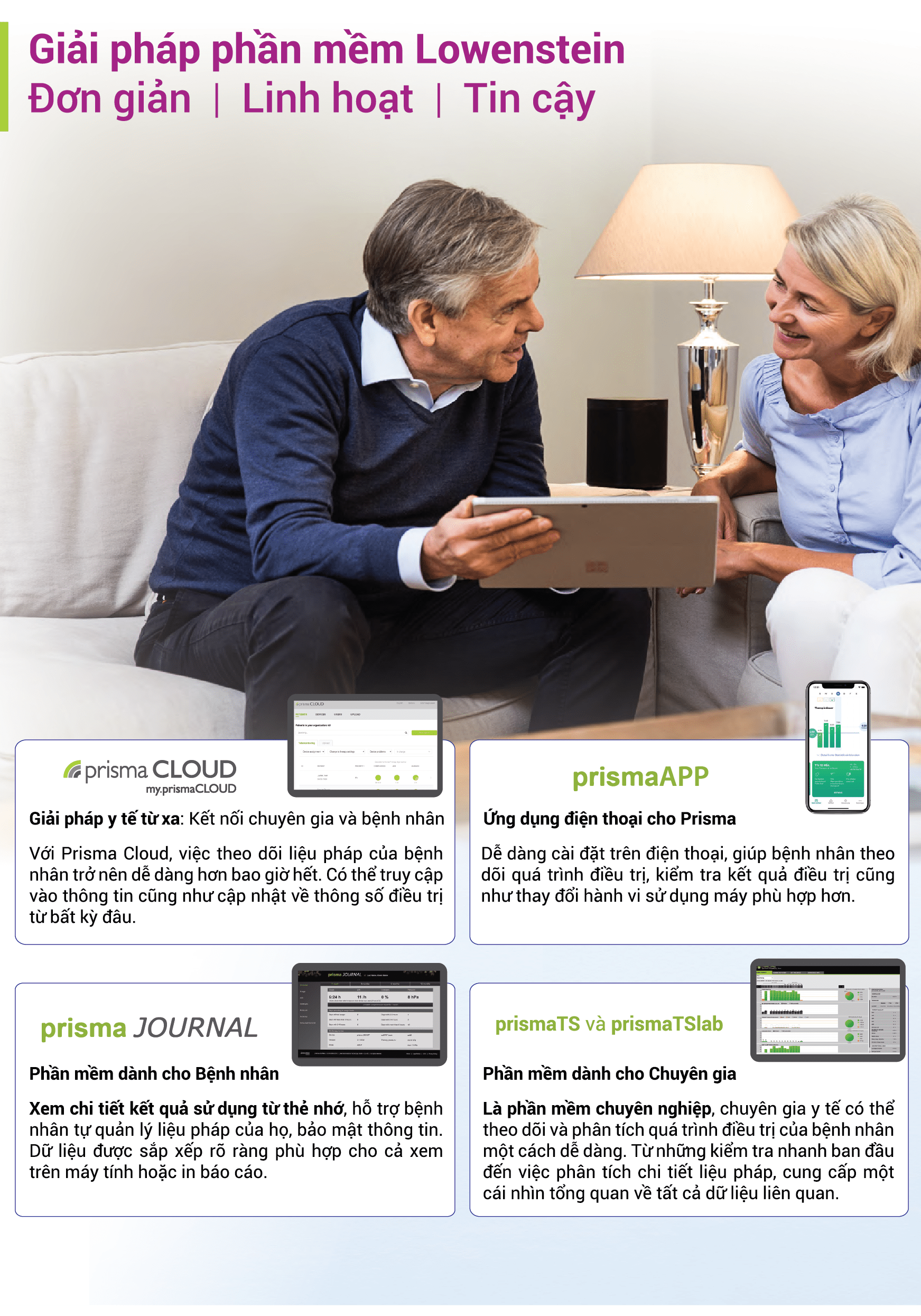 Prisma Soft Machine Máy thở Lowenstein Prisma Soft - Máy CPAP cố định – CPAPVN